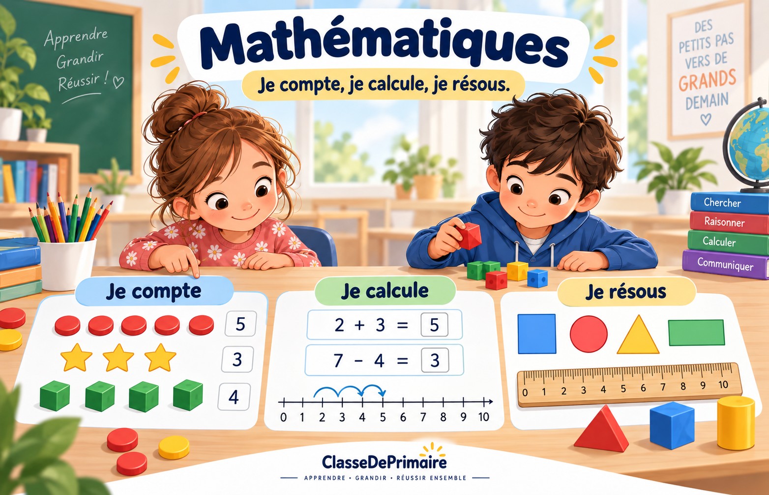 Évaluation de fin de CP en mathématiques