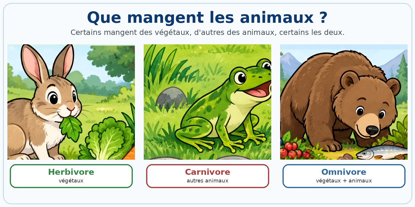 CE1 Sciences - Que mangent les animaux - Hero