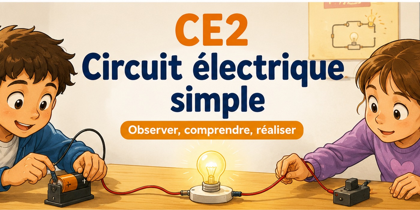 CE2 Sciences - Circuit électrique simple - Hero