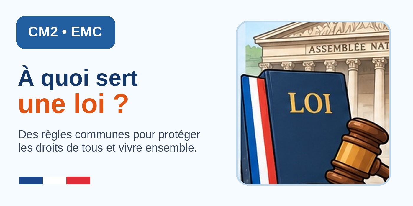 CM2 EMC - À quoi sert une loi - Hero