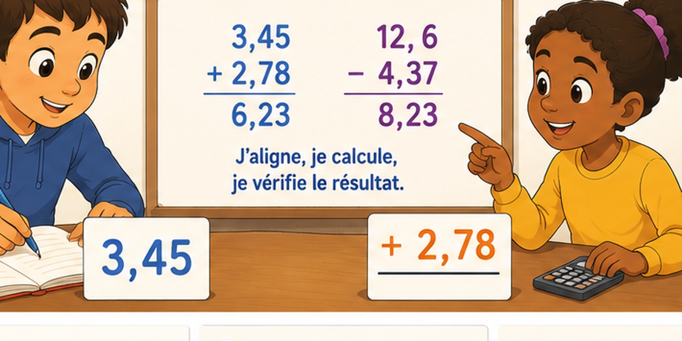 CM2 Maths - Calculer avec des nombres décimaux - Hero
