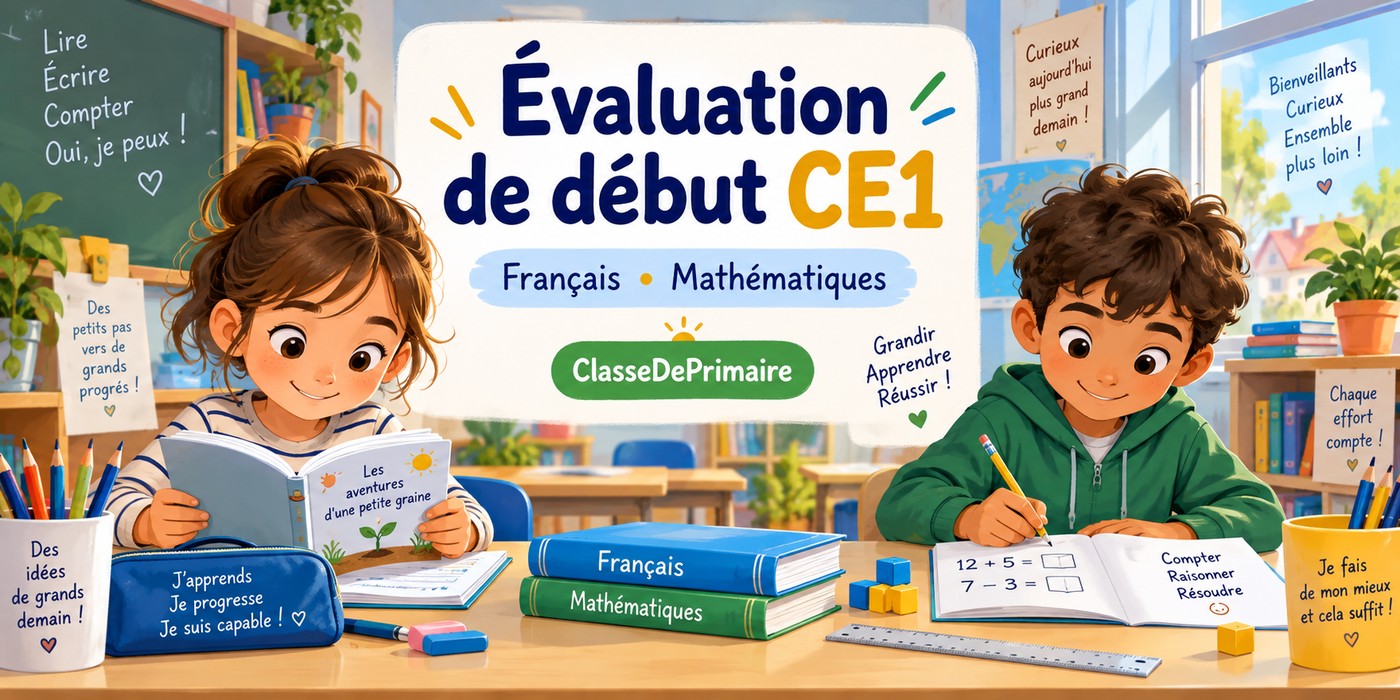 Évaluation diagnostique de début de CE1 : français et mathématiques