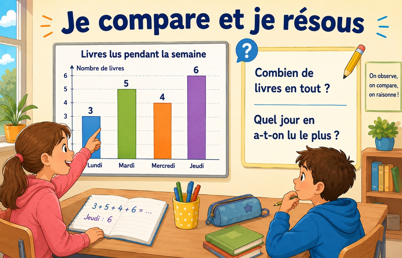 CM2 Maths - Comparer et résoudre