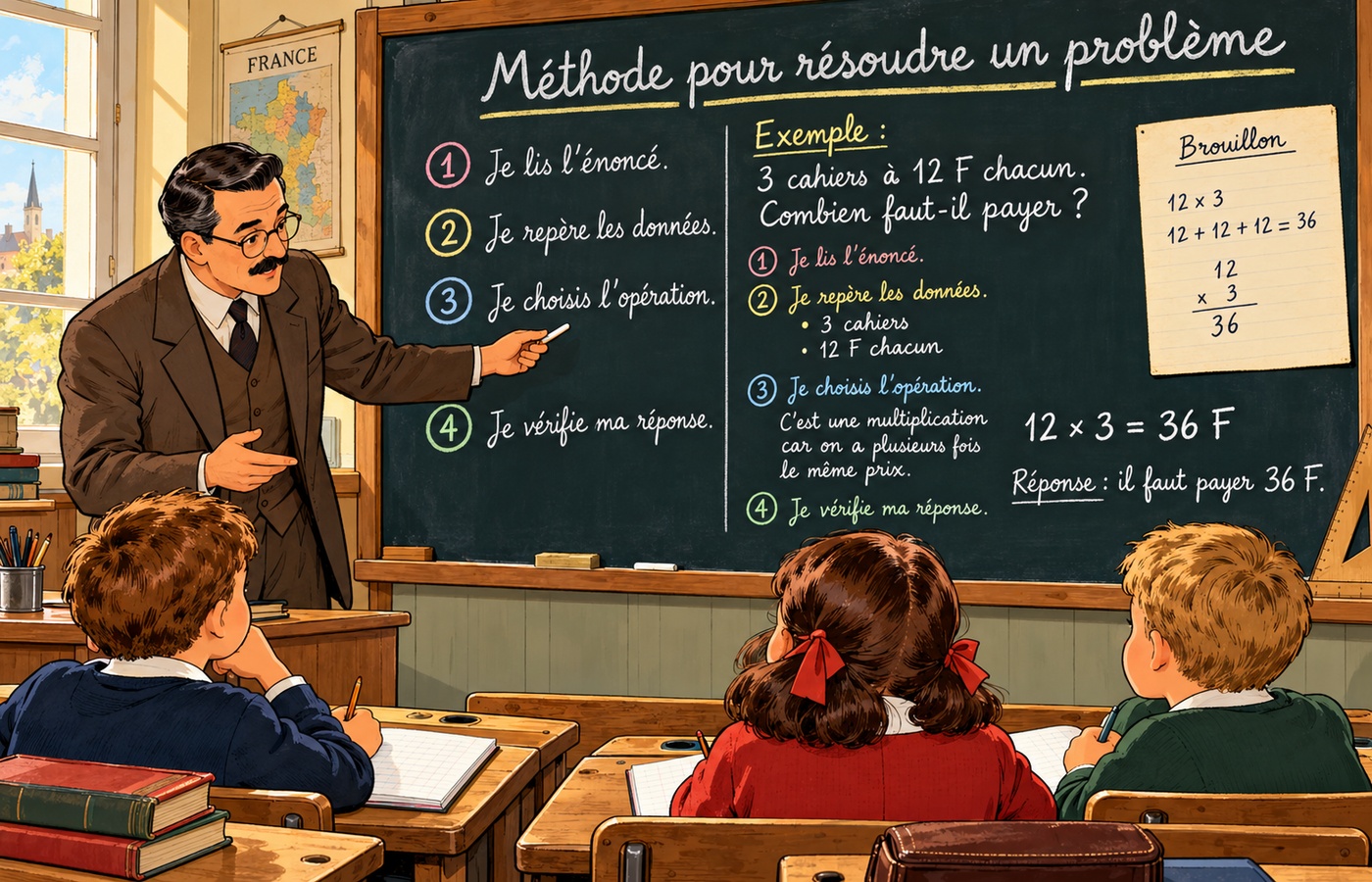 CM2 Maths - Problèmes d’autrefois - Illustration 1