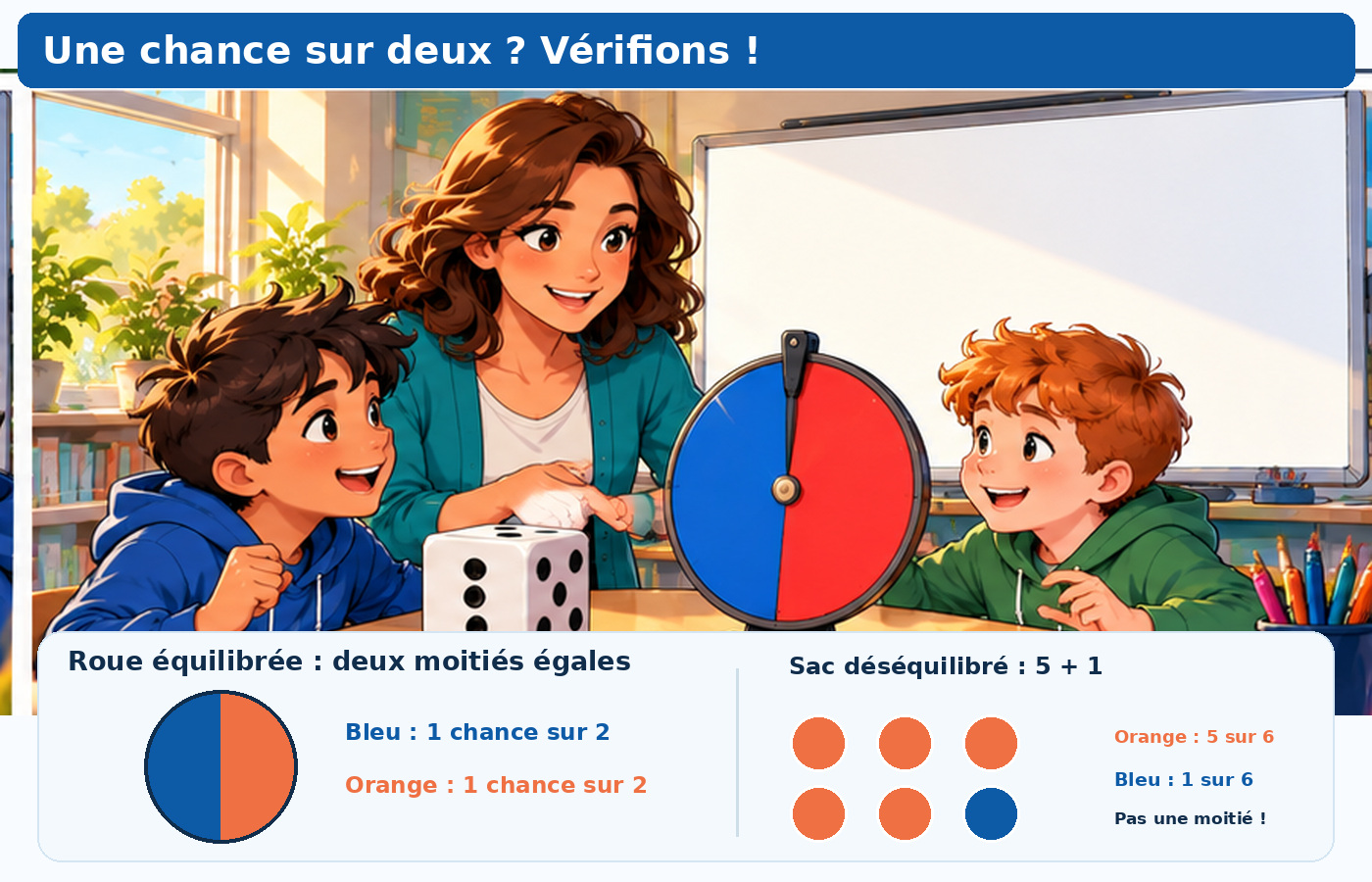 CM1 Maths - Roue équilibrée et sac déséquilibré