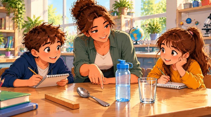 CE2 Sciences : une classe examine des objets de différents matériaux