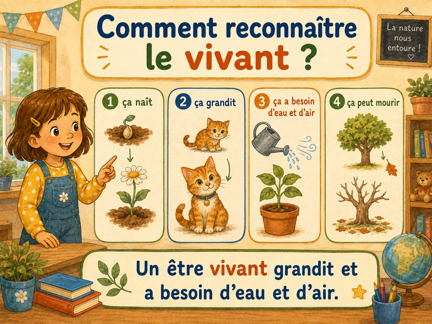 Comment reconnaître un être vivant